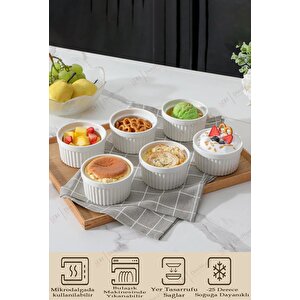 Sufle Kabı 6 Lı Seramik