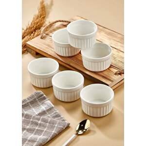 Sufle Kabı 6 Lı Seramik