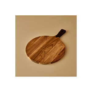 Slice Pizza Sunum Seti Naturel (42x30 Cm) Naturel