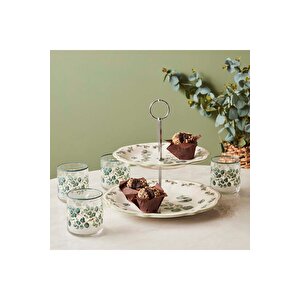 Ocaliptus Stoneware 6 Parça Sunum Seti Yeşil