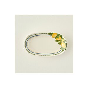 Lemoncello Porselen Sunum Tabağı (19 Cm) Çok Renkli