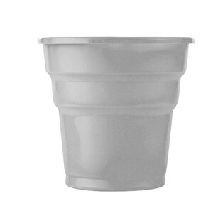 Omeyva 26 Cm. Mika Plastik Gümüş Sorfa Piknik Seti - 48 Kişilik Tabak Bardak Çatal Kaşık Takımı