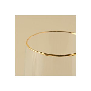 Premium Meşrubat Bardağı 6'lı Gold (365 Cc)