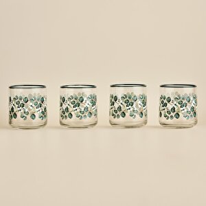 Ocaliptus Meşrubat Bardağı 4'lü Yeşil (280 Ml)