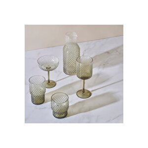 Bubble Martini Kadeh Seti 6'lı Yeşil (220 Cc) Yeşil