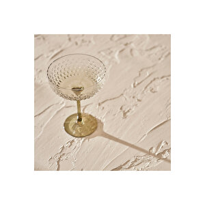 Bubble Martini Kadeh Seti 6'lı Yeşil (220 Cc) Yeşil