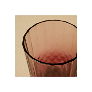 Colore Kesme Bardak 6'lı Gül Kurusu (320 Cc)