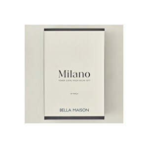 Milano 18 Parça Yemek Çatal Kaşık Bıçak Seti Gold Gold