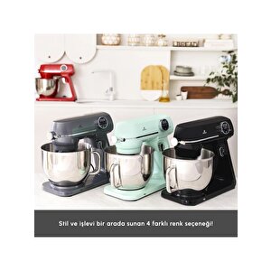 Multichef Artisan Digital Ekran 7 Litre Döküm Stand Mikser Mint 1800w