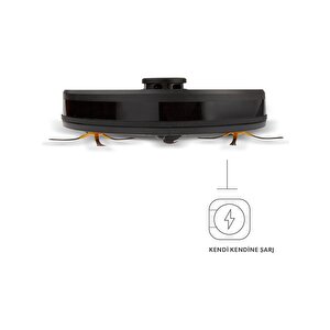 Homend Alex Laser 1281h Moplu Ve Haritalamalı Akıllı Robot Süpürge Beyaz