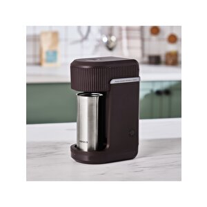 Mono Personal Filtre Kahve Makinesi Walnut Brown