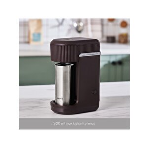 Mono Personal Filtre Kahve Makinesi Walnut Brown