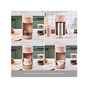 Mono Personal Filtre Kahve Makinesi Ve Inox Kişisel Termos Hediyeli Beige