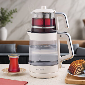 Glow Çay Makinesi Krem