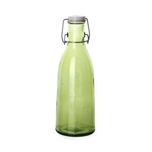 Tıpa Kapaklı 1 Litre Şişe Yeşil