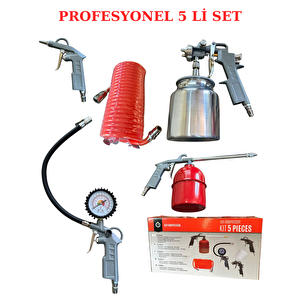 Power 100 Litre. 2 Hp 220 Volt 8 Bar Pistonlu Kompresör 5 Li Hava Setli