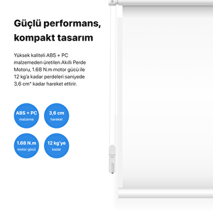 Akıllı Perde Motoru Otomatik Perde Açma-kapama Modülü Mobil Uygulama Denetimli Uzaktan Kumandalı Zigbee Ev Otomasyon Cihazı X7726