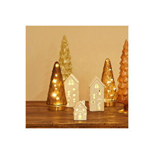 Pine Tree Ledli Aydınlatma Koyu Kahve (24 Cm) Koyu Kahve