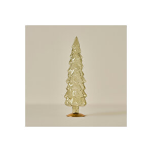 Pine Tree Dekoratif Obje Naturel (10x10x35 Cm) Naturel