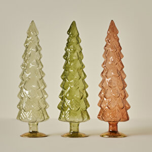 Pine Tree Dekoratif Obje Naturel (10x10x35 Cm) Naturel
