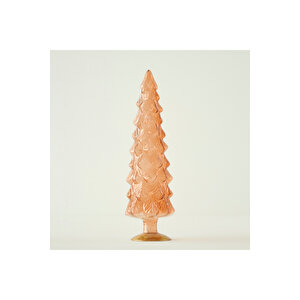 Pine Tree Dekoratif Obje Kahverengi (10x10x35 Cm) Kahverengi