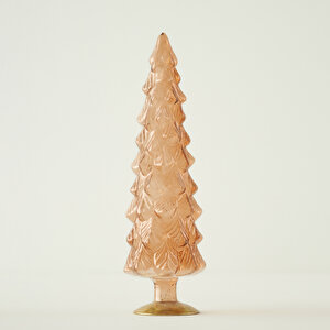 Pine Tree Dekoratif Obje Kahverengi (10x10x35 Cm) Kahverengi