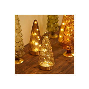 Pine Tree Ledli Aydınlatma Gold (24 Cm) Gold