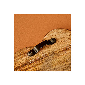 Dulce Mango Ağacı Duvar Süsü Naturel (20x20x1,8 Cm) Naturel
