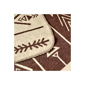 Monolo Pamuklu Tv Battaniye Antrasit (130x170 Cm) Antrasit