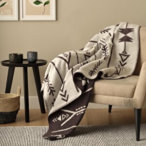 Monolo Pamuklu Tv Battaniye Antrasit (130x170 Cm) Antrasit