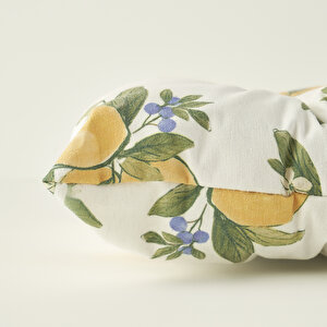 Lemoncello Yellow Baskılı Sandalye Minderi Sarı (40x40 Cm) Sarı