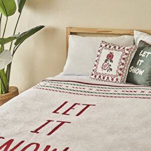 Jolly Pamuklu Tek Kişilik Battaniye Kırmızı-yeşil (150x200 Cm) Kırmızı-yeşil