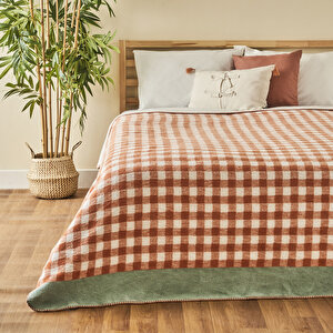 Pavia Pamuklu Tek Kişilik Battaniye (150x200 Cm) Çok Renkli