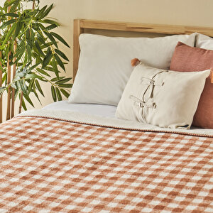 Pavia Pamuklu Tek Kişilik Battaniye (150x200 Cm) Çok Renkli