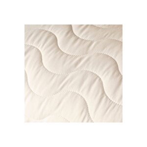 Sıvı Geçirmez Pamuklu Kapitoneli Fitted Yatak Alezi Beyaz (100x200 Cm) Beyaz