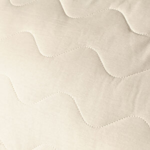 Microfiber Kapitoneli Yastık Alezi Beyaz (50x70 Cm) Beyaz