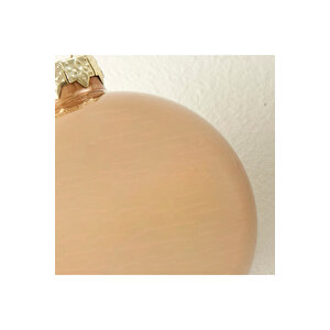 Christmas Yılbaşı Süsü 12'li Kahverengi (6 cm)