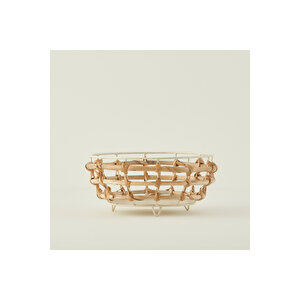 Dawn Yuvarlak Sepet Naturel (27x12 Cm) Naturel