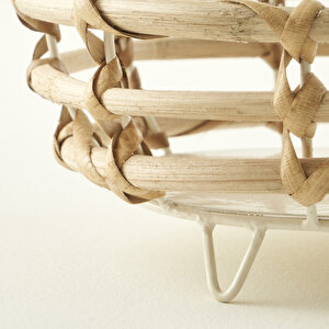 Dawn Yuvarlak Sepet Naturel (27x12 Cm) Naturel