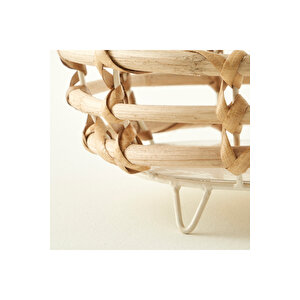 Dawn Yuvarlak Sepet Naturel (27x12 Cm) Naturel