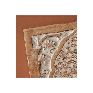 Nala Dekoratif Askı Naturel-beyaz (38x5x18 Cm) Naturel