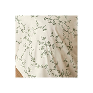 Lauren Pamuklu Çift Kişilik Nevresim Seti Yeşil (200x220 Cm) Yeşil