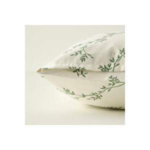 Lauren Pamuklu Çift Kişilik Nevresim Seti Yeşil (200x220 Cm) Yeşil