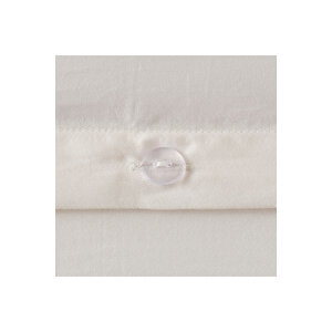 %100 Pamuk Saten Supreme Basic Super King Size Nevresim Seti Beyaz (260x240 Cm) Beyaz