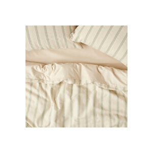 %100 Pamuk Valeria Çift Kişilik Nevresim Takımı Yeşil (200x220 Cm) Yeşil