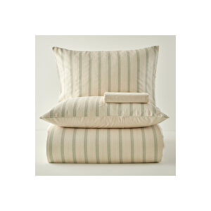 %100 Pamuk Valeria Çift Kişilik Nevresim Takımı Yeşil (200x220 Cm) Yeşil