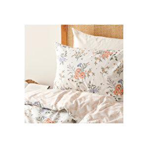 %100 Pamuk Ranforce Gwen Çift Kişilik Nevresim Seti (200x220 Cm) Çok Renkli