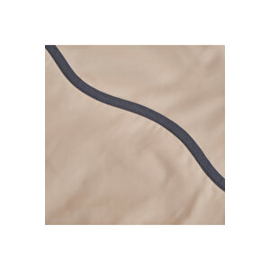 %100 Pamuk Saten Scallop King Size Nevresim Takımı Beyaz (240x220 Cm) Beyaz