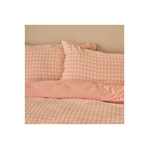 %100 Pamuk Ranforce Pavia İpliği Boyalı King Size Nevresim Takımı Mürdüm (240x220 Cm) Mürdüm