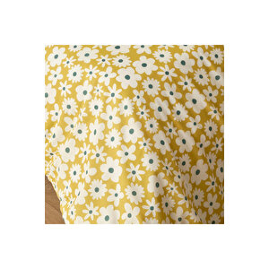 Naomi Pamuklu Çift Kişilik Nevresim Takımı Sarı (200x220 Cm) Sarı